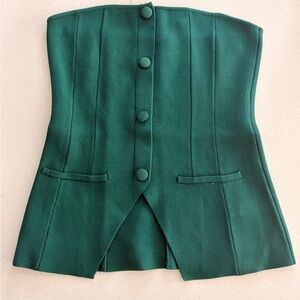 Forever 21 Dark Green Women's Vest
